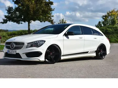 Brugt Mercedes CLA220 AMG 177 HK (130 kW) 2015 Hvid Sedan