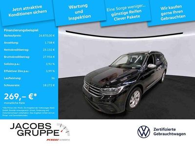 Gebraucht VW Tiguan Life 150 PS (110 kW) 2022 Schwarz SUV