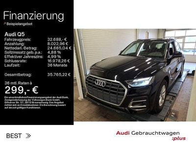 Gebraucht Audi Q5 163 PS (119 kW) 2022 Brillantschwarz (metallic) SUV