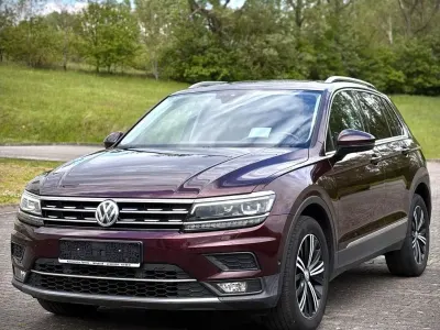 Używany VW Tiguan Highline 150 KM (110 kW) 2018 Czerwony SUV
