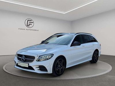 Second-hand Mercedes C220 AMG line 194 CP (142 kW) 2019 Alb Break