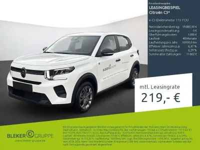 Usata Citroën e-C3 83 kW (113 CV) 2025 Bianco Utilitaria