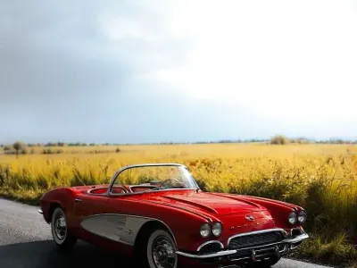 Gebraucht Chevrolet Corvette C1 253 PS (186 kW) 1961 Rot Cabrio