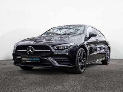 Gebraucht Mercedes CLA250e Shooting Brake AMG 218 PS (160 kW) 2022 Unilack nachtschwarz Kombi