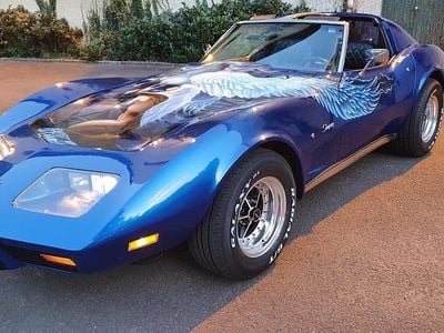Second-hand Corvette C3 300 CP (220 kW) 1975 Albastru Coupe