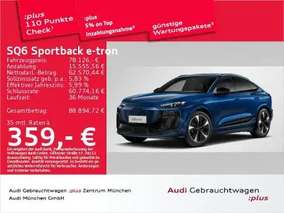 Gebraucht Audi SQ6 Sportback e-tron