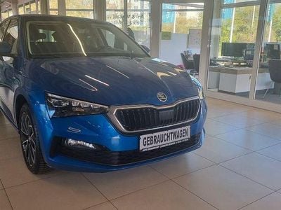 Gebraucht Skoda Scala Drive 116 PS (85 kW) 2020 Blau Kleinwagen
