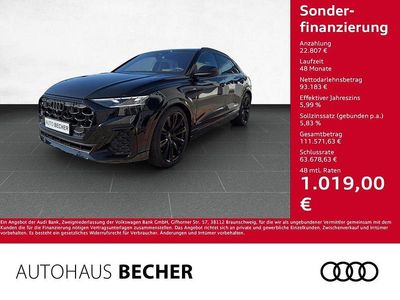 Neu Audi Q8 S-Line 286 PS (210 kW) 2025 Schwarz SUV