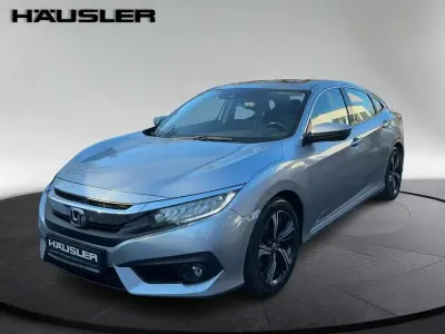 Brugt Honda Civic Executive 182 HK (133 kW) 2018 Sølv Sedan