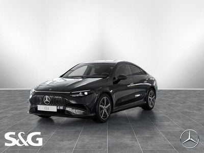 Schwarz Gebraucht 2025 Mercedes CLA 250+ Progressive Limousine | 56.299 € (Fairer Preis)