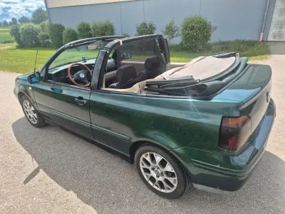 Gebraucht VW Golf Trendline 101 PS (74 kW) 2000 Grün Cabrio