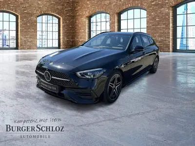 Gebraucht Mercedes C220 AMG 200 PS (147 kW) 2023 Unilack schwarz Kombi