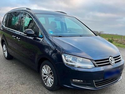 Gebraucht VW Sharan Style 140 PS (102 kW) 2011 Blau Van / Kleinbus