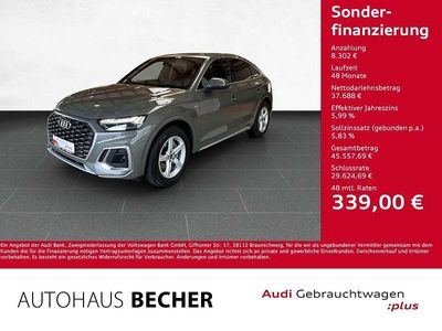 Gebraucht Audi Q5 Sportback Ambiente 163 PS (119 kW) 2024 Chronosgrau metallic SUV