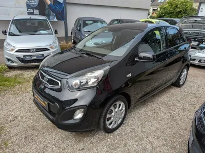 Gebraucht Kia Picanto Attract 69 PS (50 kW) 2014 Schwarz Kleinwagen
