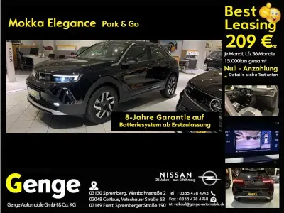 Gebraucht Opel Mokka-e Elegance 100 kW (136 PS) 2023 Karbon schwarz (metallic) SUV