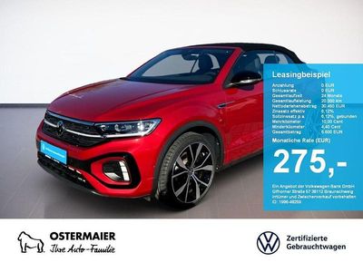 Gebraucht VW T-Roc Cabriolet Style 150 PS (110 kW) 2025 Kings red metallic Cabrio