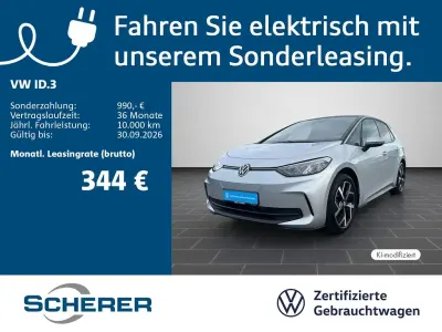 Gebraucht VW ID.3 Pro 150 kW (204 PS) 2024 Silber Kleinwagen