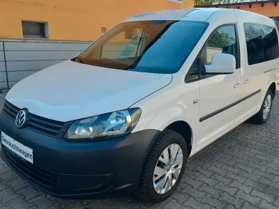 Usata VW Caddy 105 CV (77 kW) 2014 Bianco Monovolume