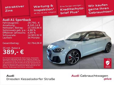 Pfeilgrau perleffekt/mythossch Gebraucht 2022 Audi A1 S-Line Limousine | 29.790 € (Etwas zu teuer)