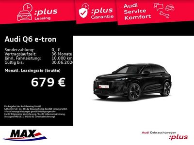 Gebraucht Audi Q6 e-tron S-Line 284 kW (387 PS) 2025 Mythosschwarz metallic (metallic) SUV
