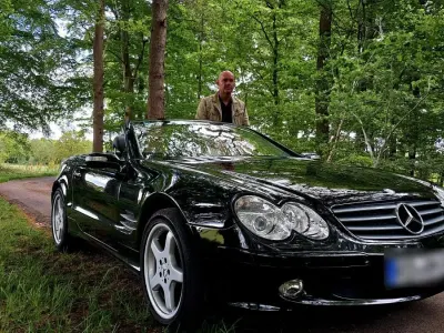 Gebraucht Mercedes SL350 245 PS (180 kW) 2006 Schwarz Cabrio
