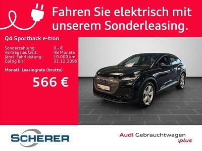 Gebraucht Audi Q4 e-tron 150 kW (204 PS) 2023 Mythosschwarz metallic SUV