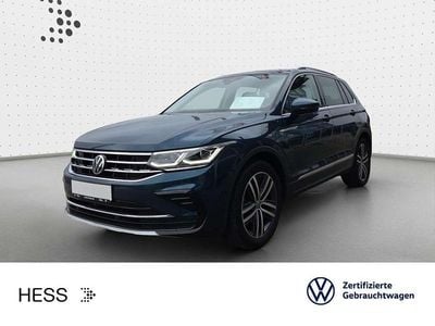 V2 nightshade blue metallic Gebraucht 2021 VW Tiguan Elegance SUV | 26.795 € (Guter Preis)