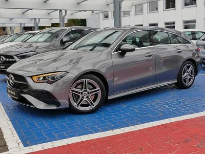 Metalliclack mountaingrau Gebraucht 2025 Mercedes CLA200 Shooting Brake AMG Kombi | 38.650 € (Teuer)