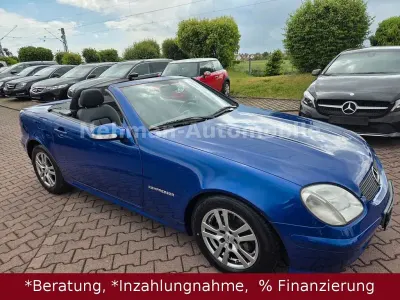 Gebraucht Mercedes SLK200 Edition 163 PS (119 kW) 2000 Blau Cabrio