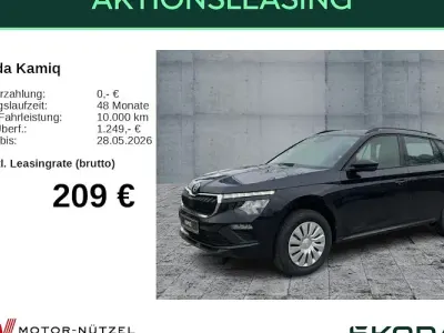 Ny Skoda Kamiq Essence 95 HK (69 kW) 2025 Svart SUV