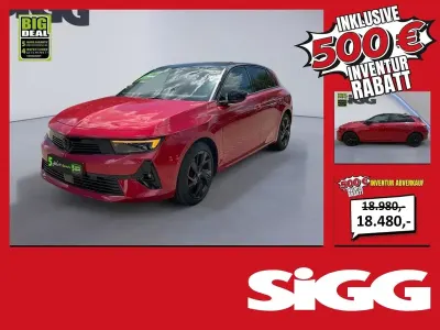 Gebraucht Opel Astra GS Line 131 PS (96 kW) 2023 Chili rot/kardio rot Kleinwagen