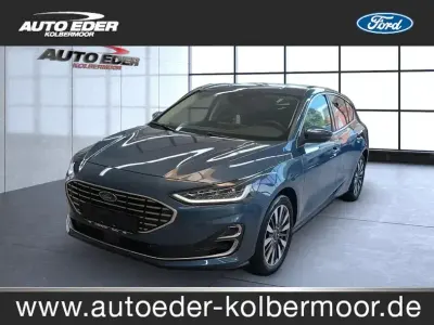 Brugt Ford Focus Titanium 155 HK (114 kW) 2022 Blå Sedan