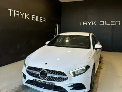 Brugt Mercedes A200 AMG 150 HK (110 kW) 2019 Hvid Sedan