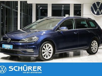 Usata VW Golf VII Highline 150 CV (110 kW) 2019 Blu Station wagon