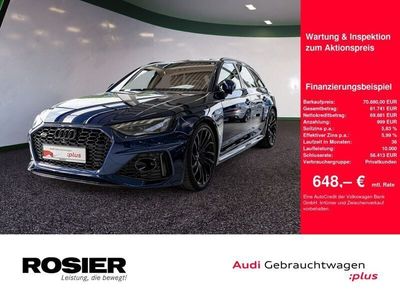 Gebraucht Audi RS4 Ambiente 450 PS (330 kW) 2022 Blau / navarrablau (metallic) Kombi