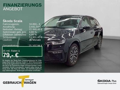 Schwarz Gebraucht 2025 Skoda Scala Selection Kleinwagen | 18.890 € (Guter Preis)