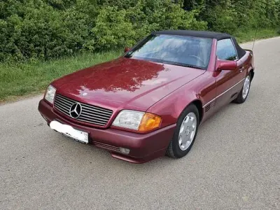 Gebraucht Mercedes SL300 231 PS (169 kW) 1991 Rot Cabrio