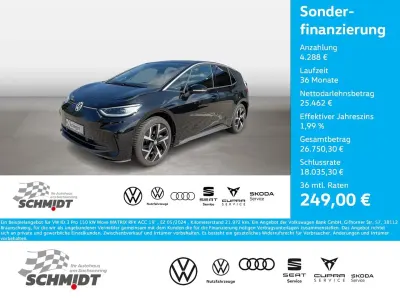 Gebraucht VW ID.3 Pro 150 kW (204 PS) 2024 Schwarz Kleinwagen