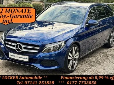 Używany Mercedes C250 Avantgarde 211 KM (155 kW) 2017 Niebieski Kombi
