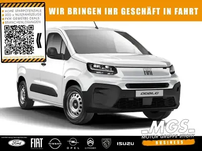 Neu Fiat Doblò 131 PS (96 kW) 2026 Gelatoweiß Van / Kleinbus