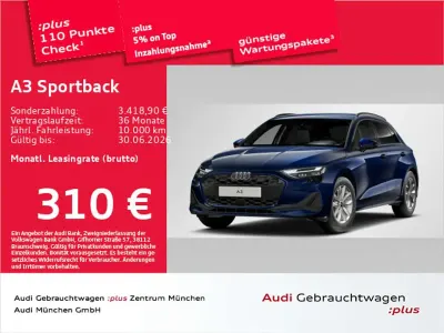 Używany Audi A3 Ambiente 150 KM (110 kW) 2025 Niebieski Sedan/Limuzyna
