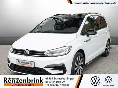 Gebraucht VW Touran Highline 150 PS (110 kW) 2024 Weiß (pure white schwarz) Van / Kleinbus