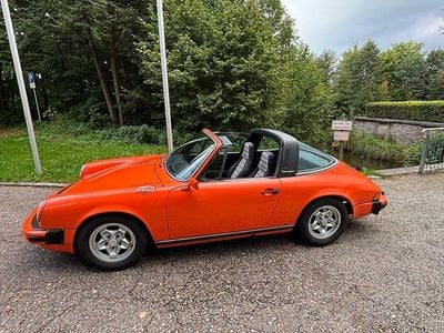 Gebraucht Porsche 911 150 PS (110 kW) 1975 Continentalorange Cabrio