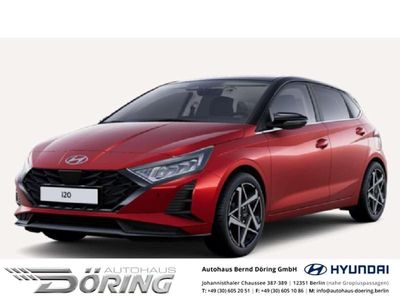 Neu Hyundai i20 Turbo 101 PS (74 kW) 2025 Rot Limousine