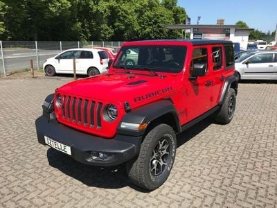 Gebraucht Jeep Wrangler Unlimited Rubicon 272 PS (200 kW) 2020 Rot SUV