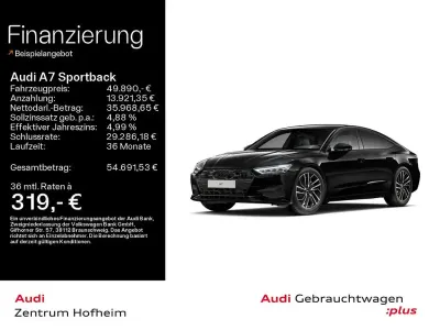 Brugt Audi A7 Sport 300 HK (220 kW) 2024 Sort Sedan