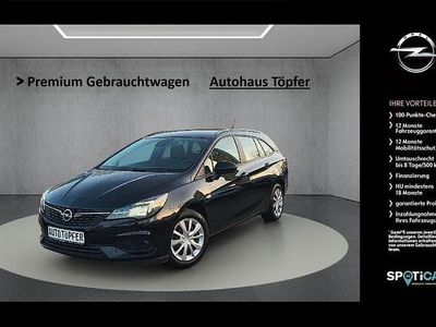 Gebraucht Opel Astra Edition 122 PS (89 kW) 2020 Schwarz Kombi