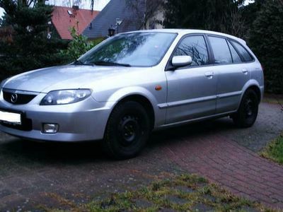 Gebraucht Mazda 323F Dynamic 95 PS (69 kW) 2003 Silber metallic Kleinwagen