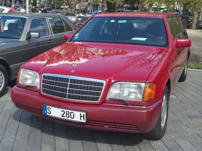 Gebraucht Mercedes S280 193 PS (141 kW) 1994 Rot Limousine